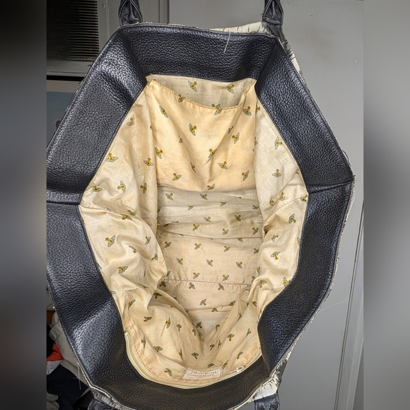 Vivienne Westwood • 1990's leopard tote bag w/ orb lining 🛸 - Picture 4 of 5